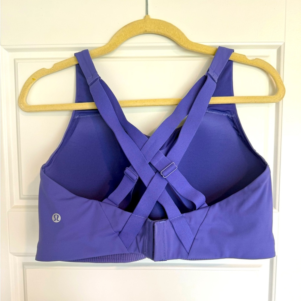 lululemon Purple Energy Bra - High Support - 38DD - Like New